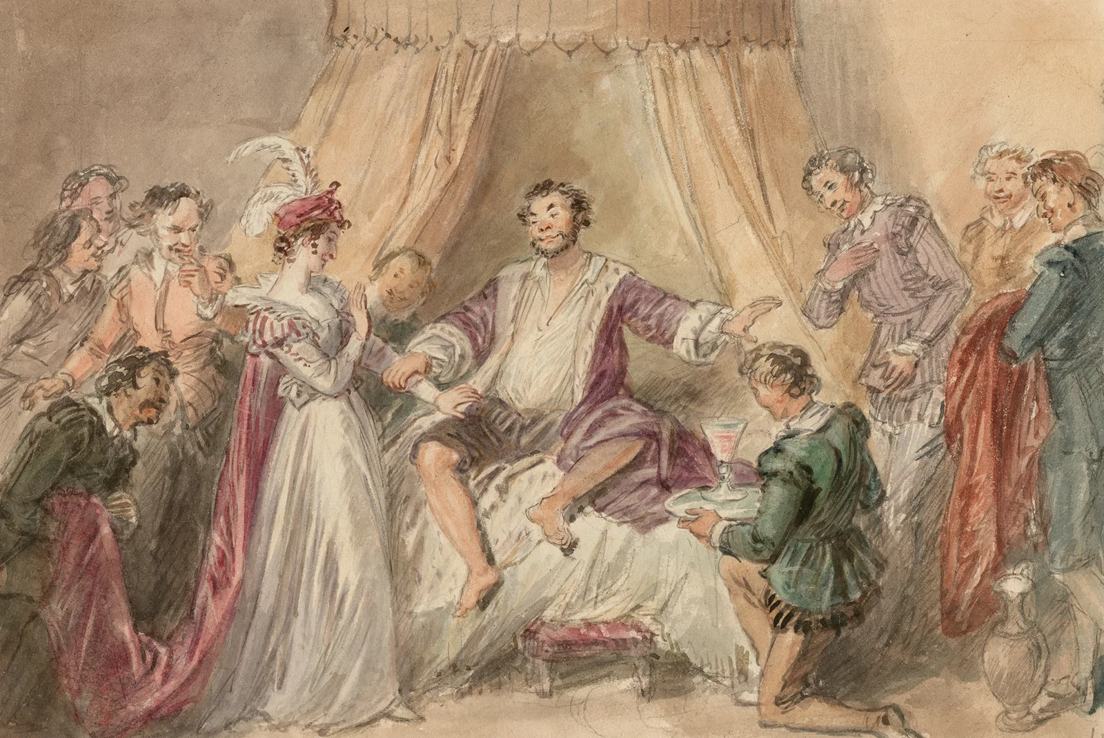 Illustrations to Shakespeare Pl.030 av John Massey Wright