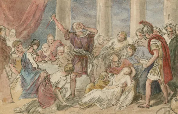 Illustrations to Shakespeare Pl.039 (19th century) av John Massey Wright