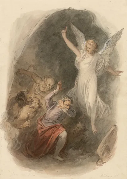 Illustrations to Shakespeare Pl.047 (19th century) av John Massey Wright