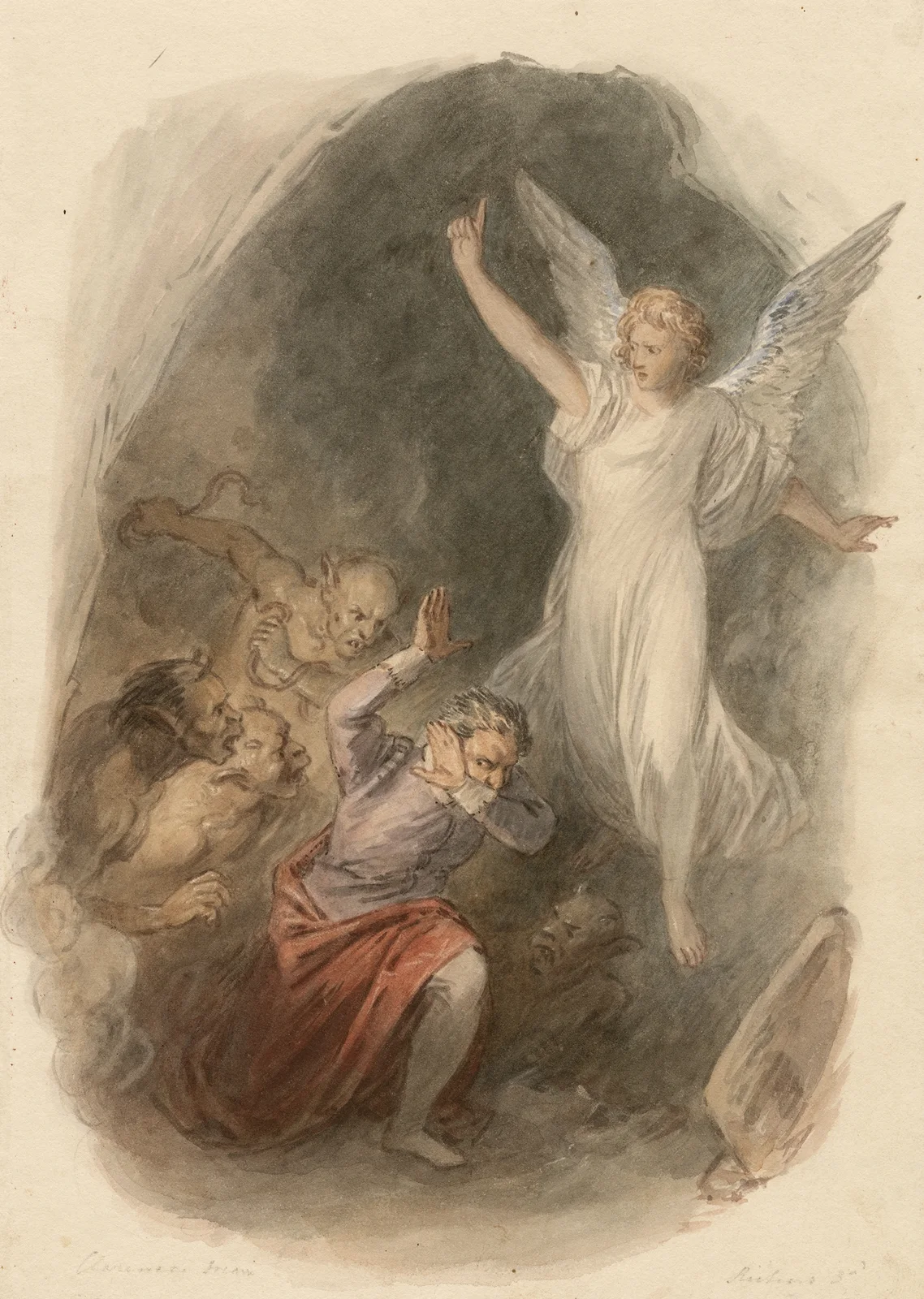 Illustrations to Shakespeare Pl.047 (19th century) av John Massey Wright