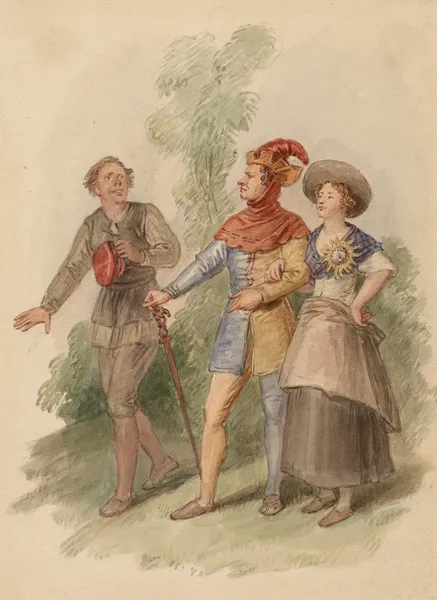 Illustrations to Shakespeare Pl.050 av John Massey Wright