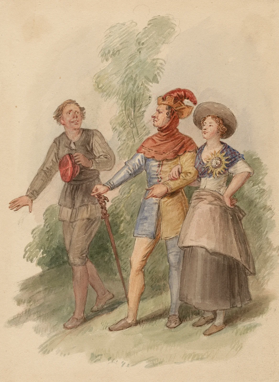 Illustrations to Shakespeare Pl.050 av John Massey Wright