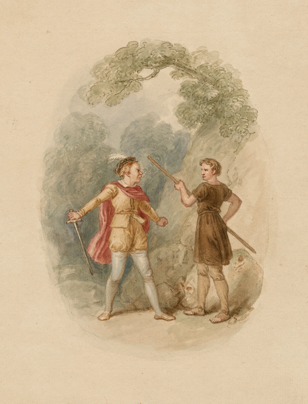 Illustrations to Shakespeare Pl.088 av John Massey Wright