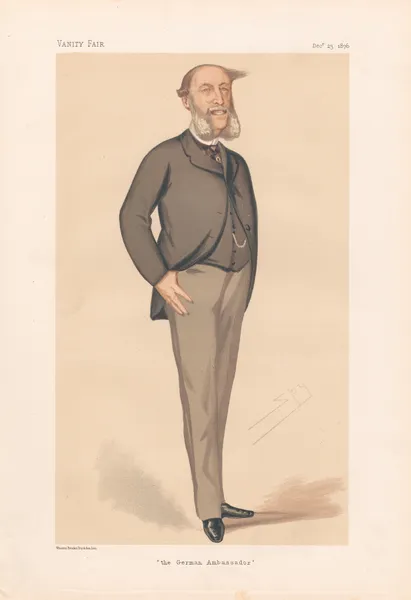 Ambassadors to England; The German Ambassador, Count George Herbert Munster, 23 December 1876 av Leslie Matthew Ward