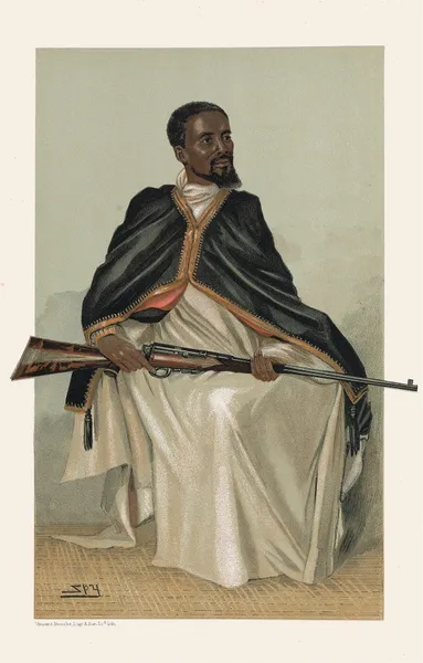 An Abysinnian General, H.H. Ras Makunan av Leslie Matthew Ward
