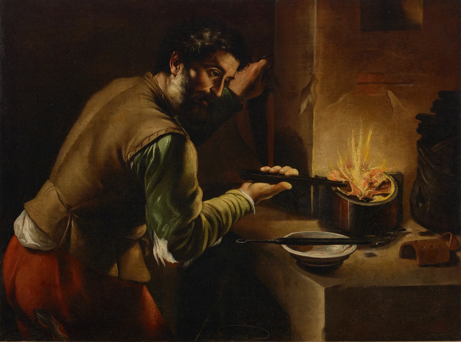 A silversmith av Mattia Preti