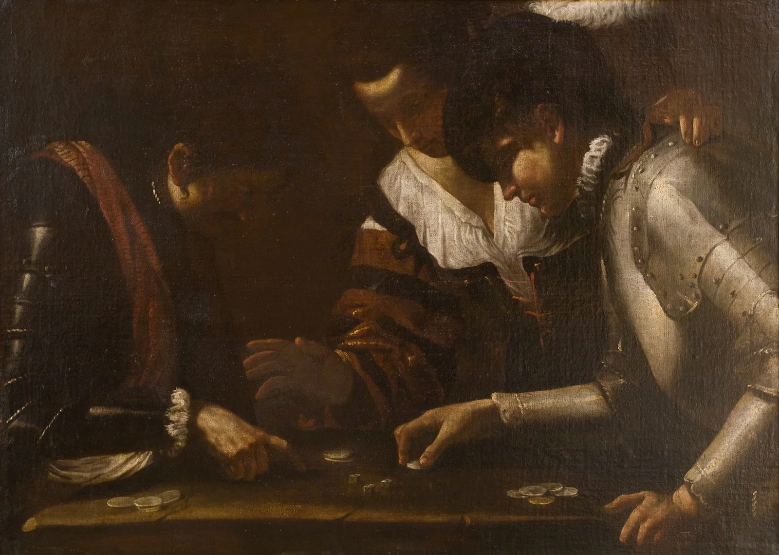 Dice Players av Mattia Preti