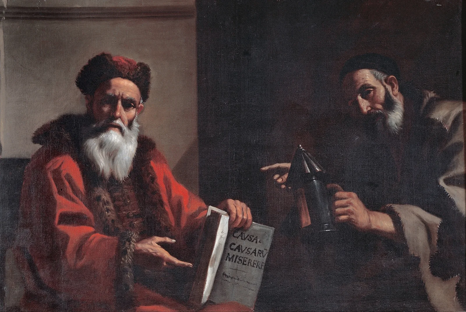 Diogenes and Plato av Mattia Preti