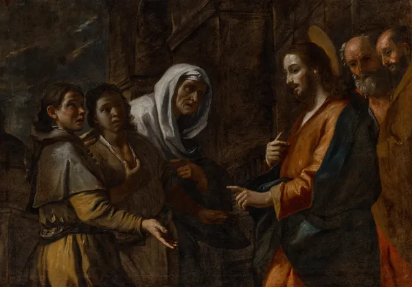 Suffer Little Children to Come unto Me av Mattia Preti