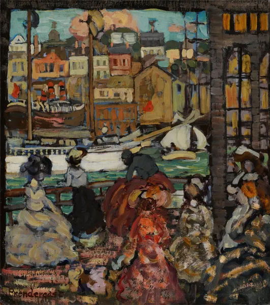 East Boston Ferry av Maurice Prendergast