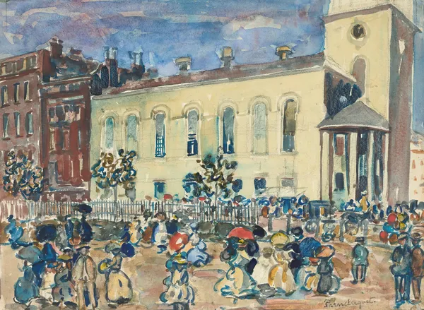 Park Street Church, Boston av Maurice Prendergast