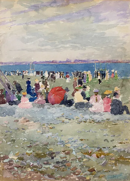 Revere Beach av Maurice Prendergast