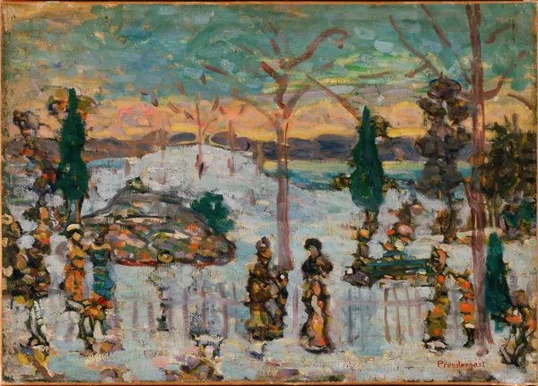 Snow in April av Maurice Prendergast