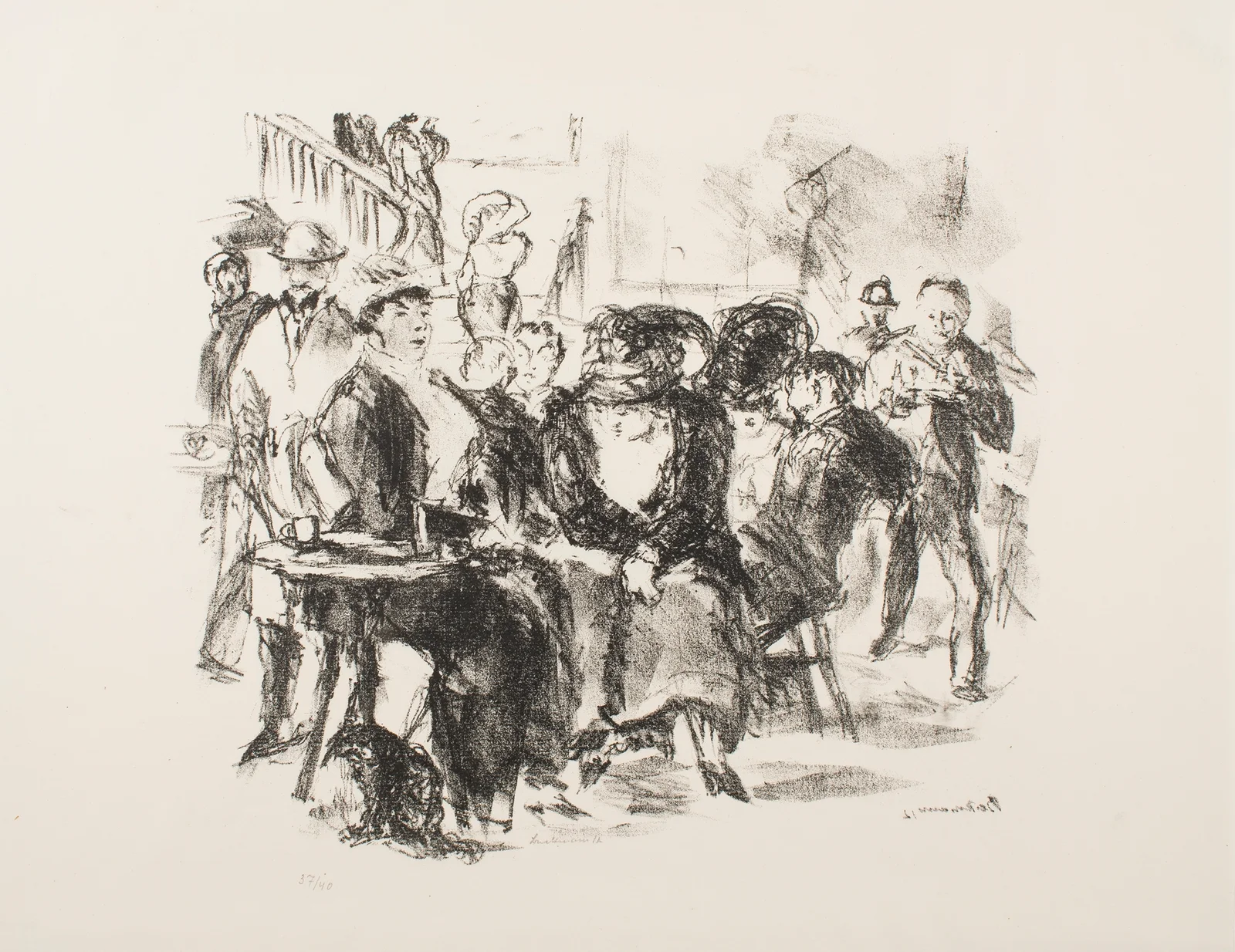 Admiralscafé av Max Beckmann