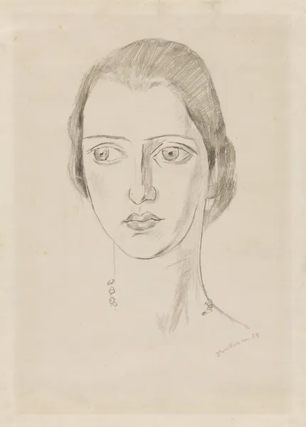 Bildnis Marie-Louise von Motesiczky av Max Beckmann