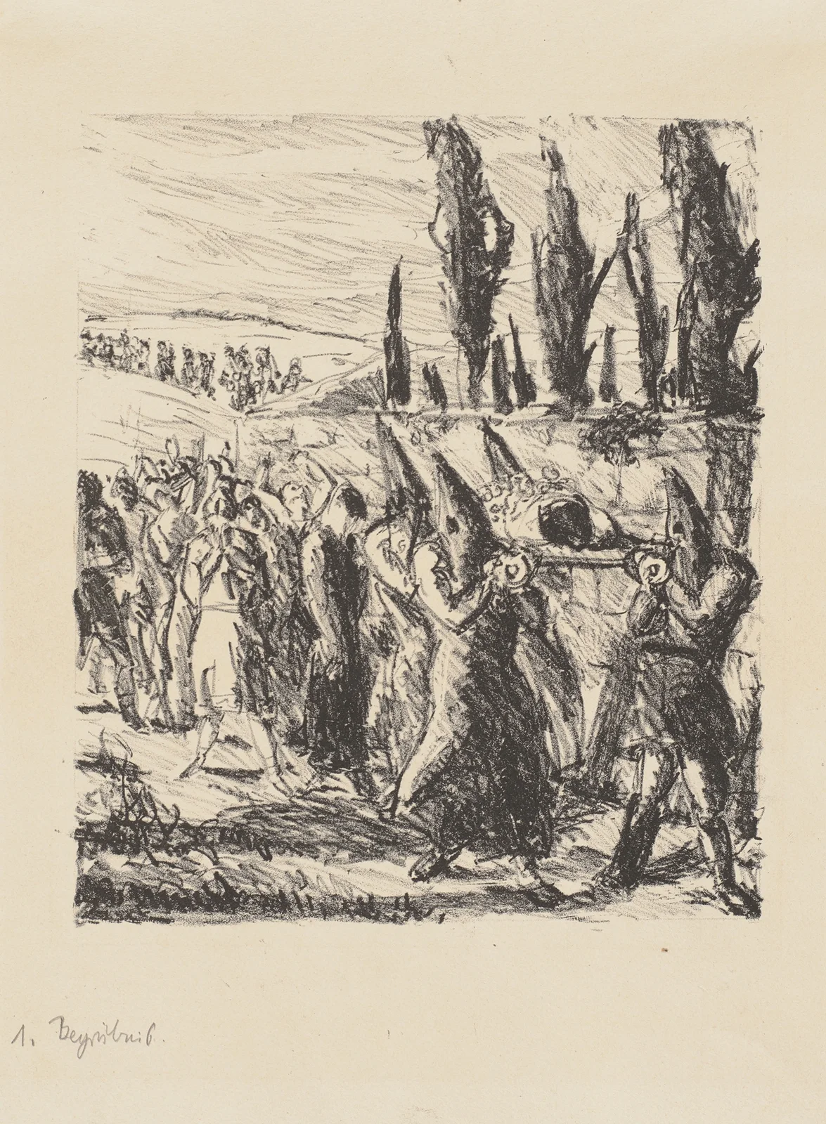 Burial av Max Beckmann