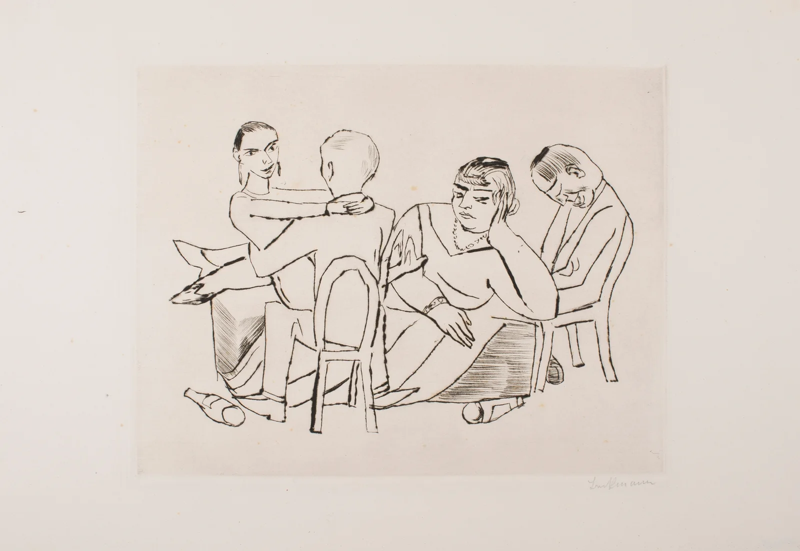 Carouse av Max Beckmann