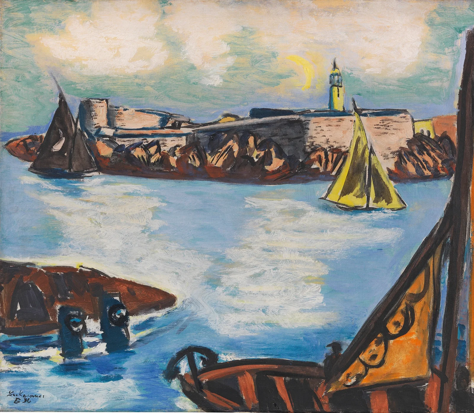 Château d’If av Max Beckmann