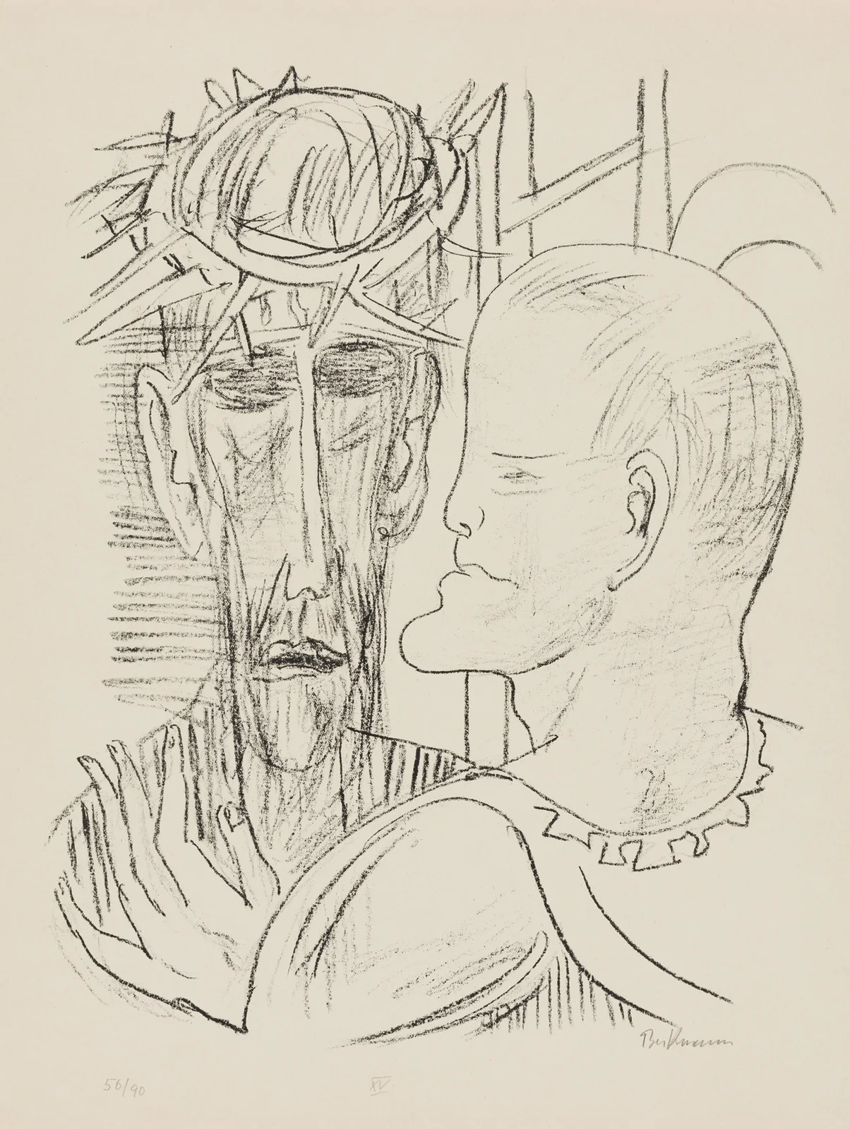 Christ and Pilate av Max Beckmann