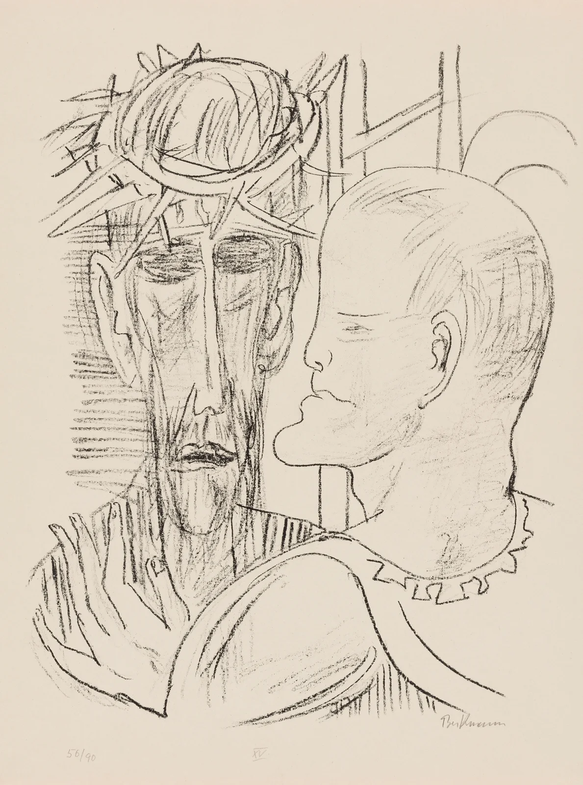 Christ and Pilate av Max Beckmann