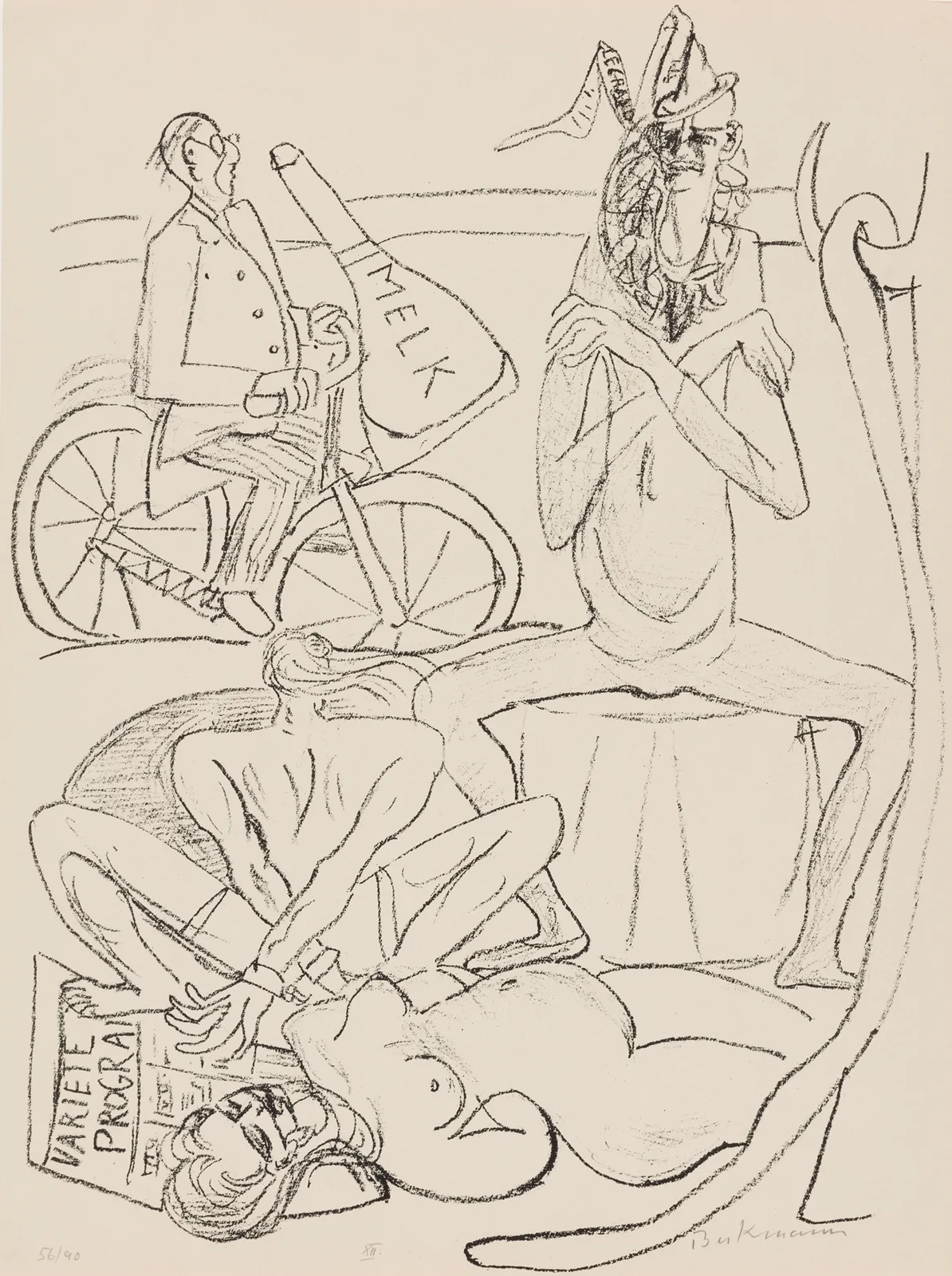 Circus av Max Beckmann
