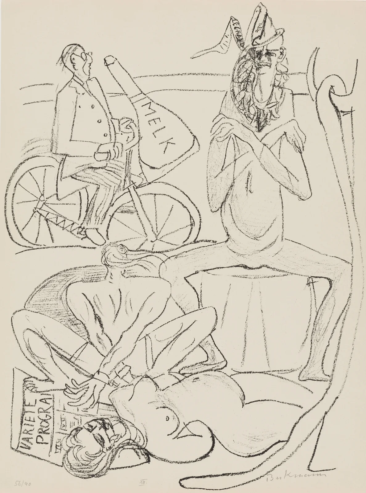 Circus av Max Beckmann