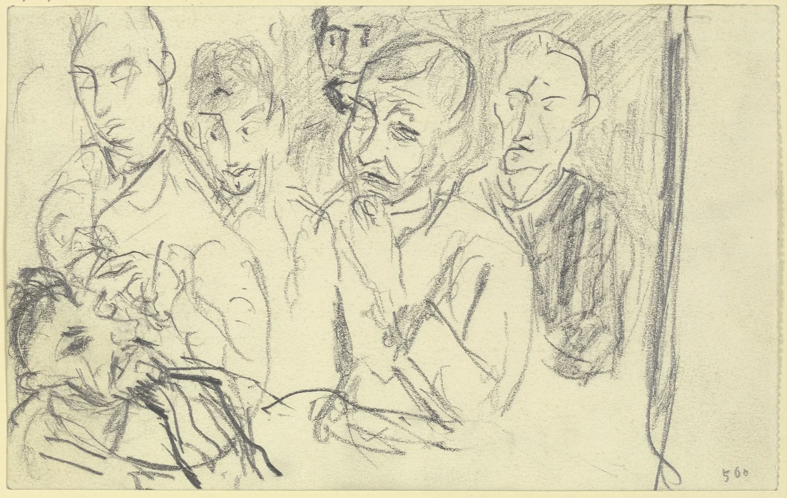 Die Augenstation av Max Beckmann