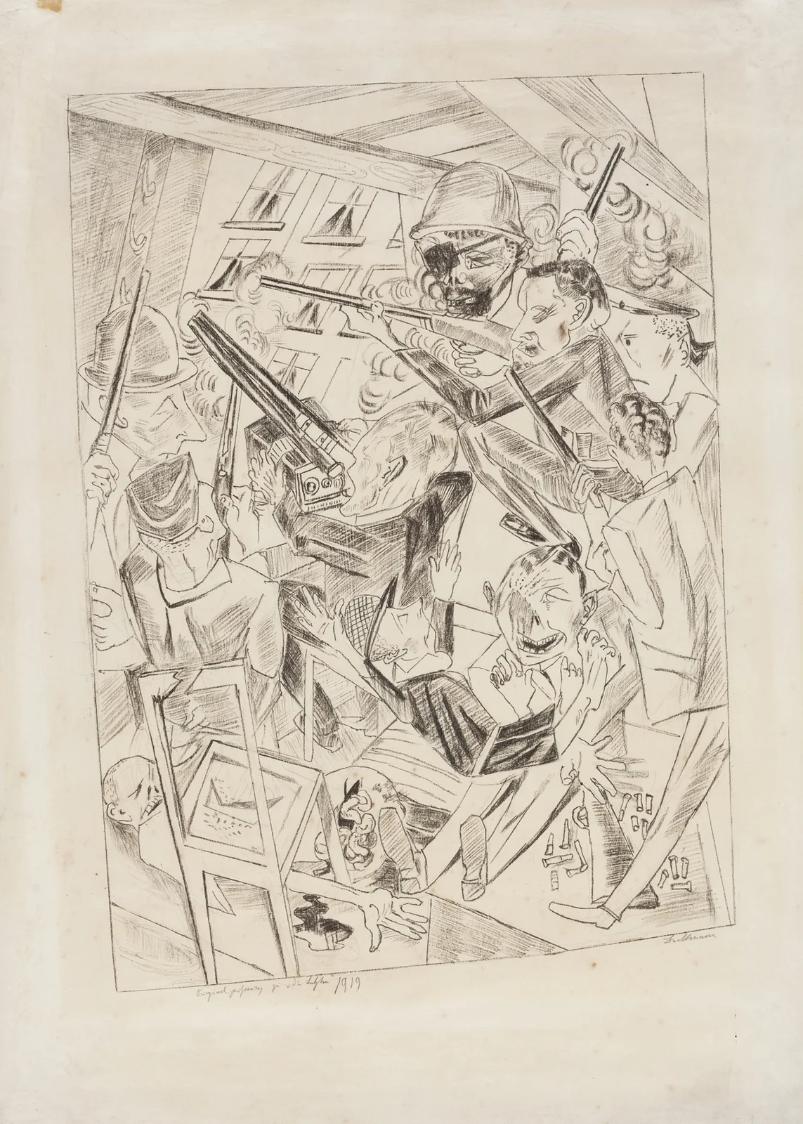 Die Letzten av Max Beckmann