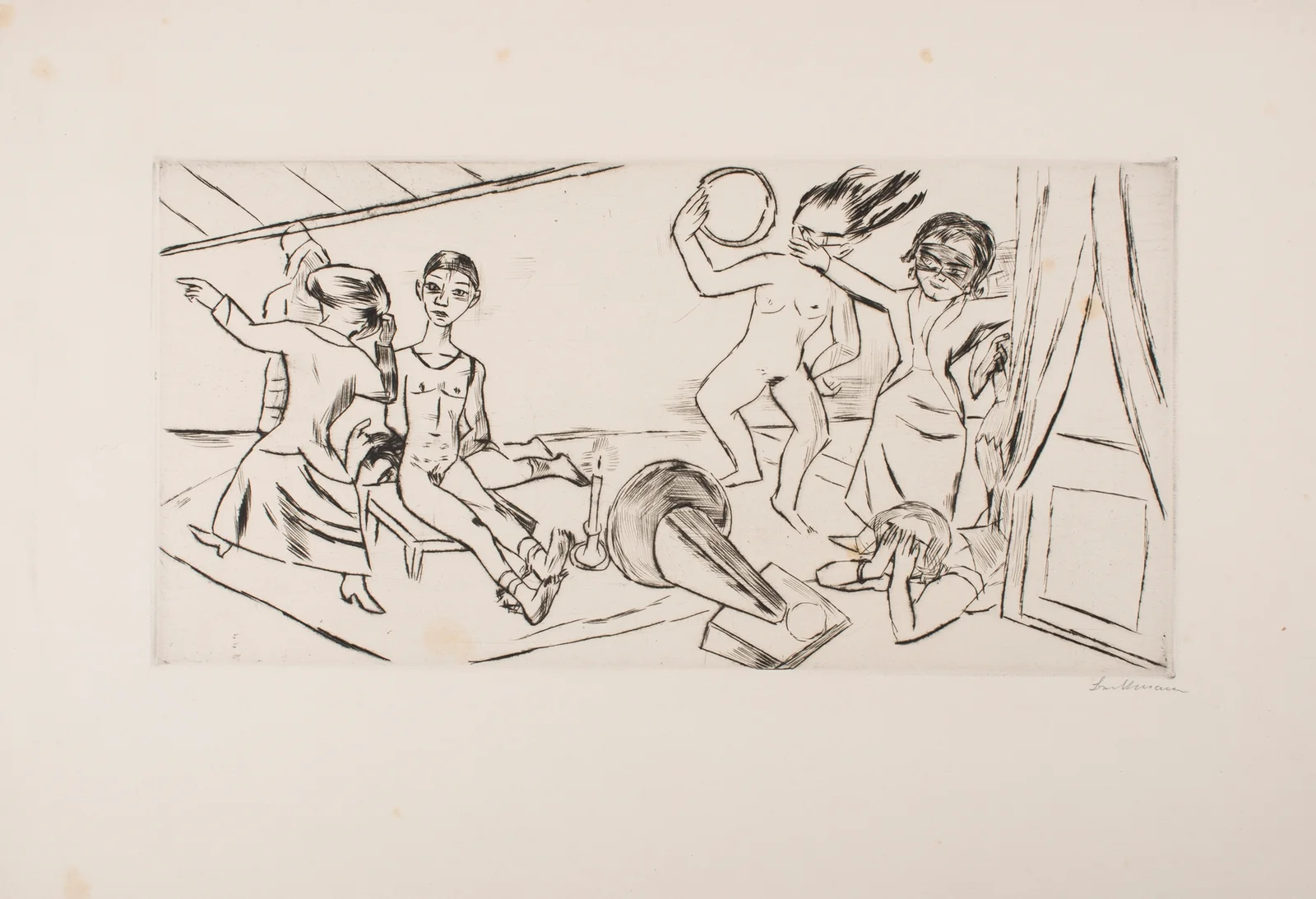 Dream II av Max Beckmann