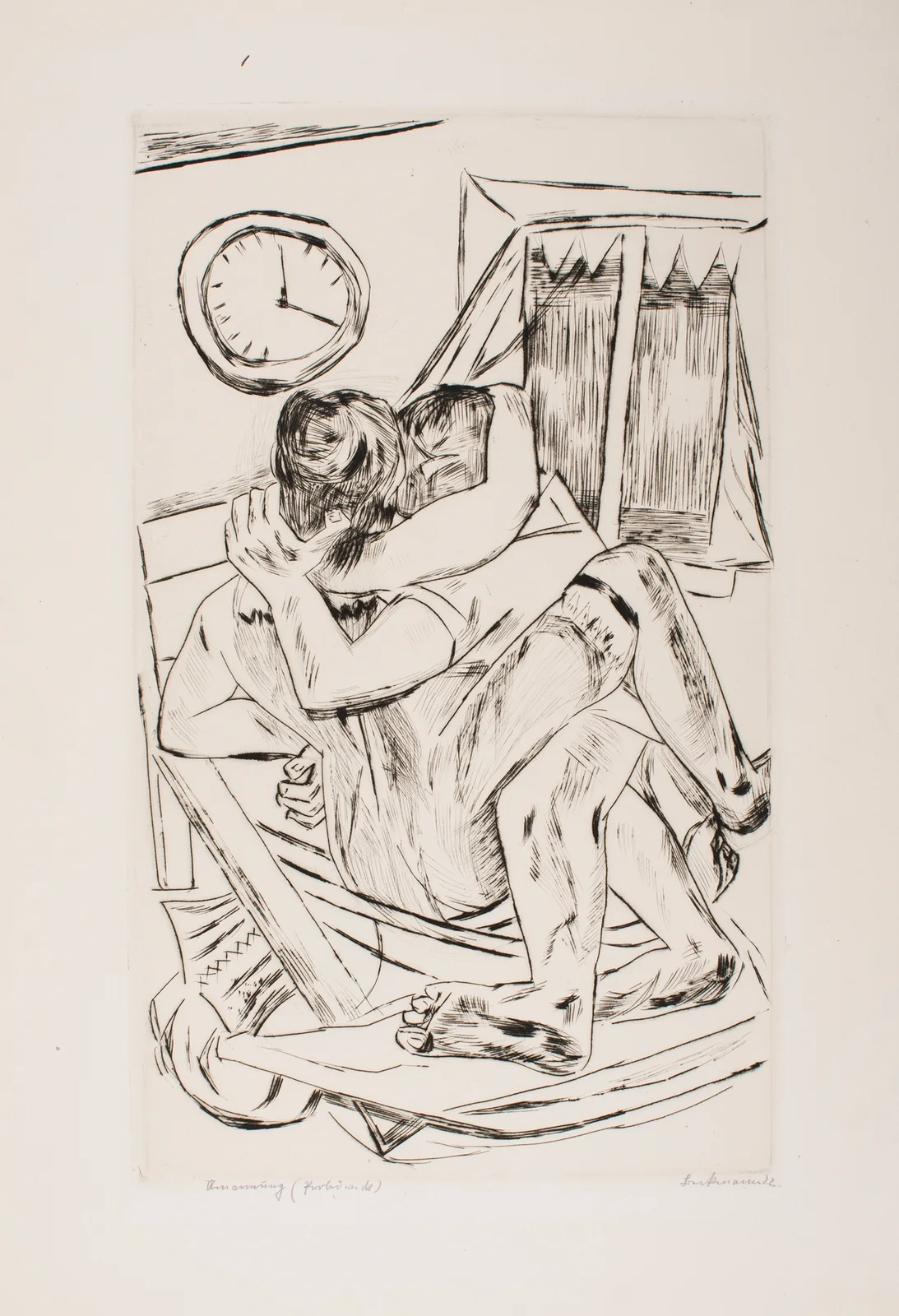 Embrace av Max Beckmann