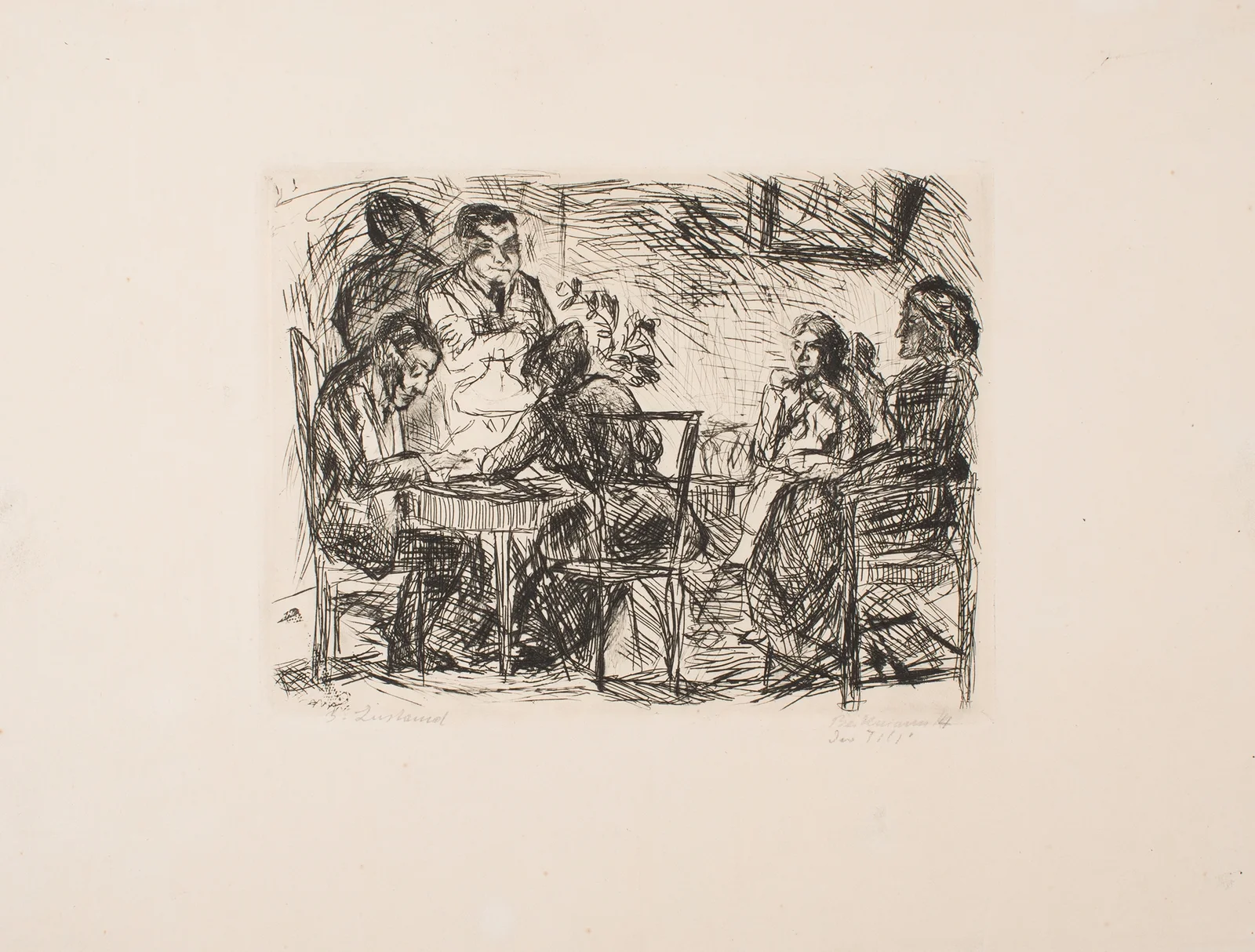 Evening Party av Max Beckmann