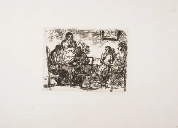 Evening Party av Max Beckmann
