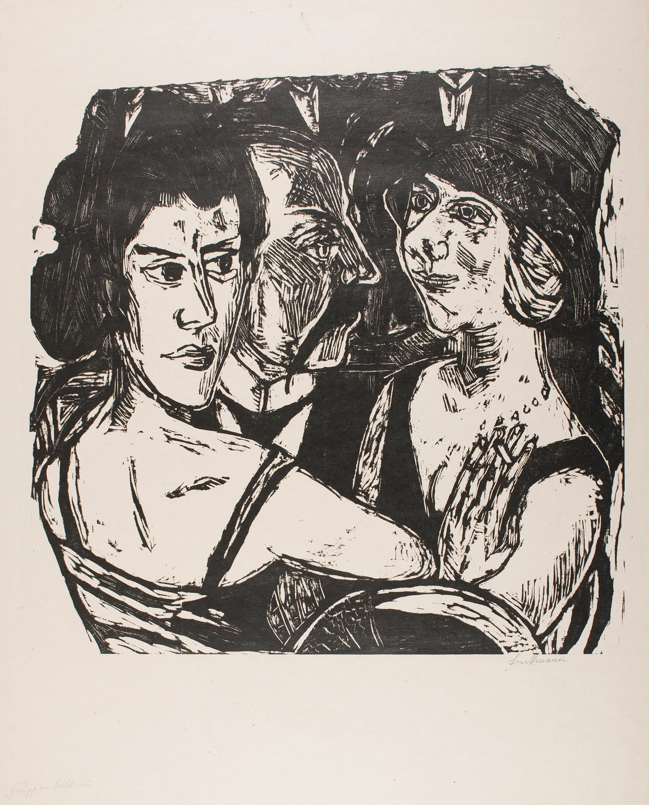 Group Portrait, Eden Bar av Max Beckmann