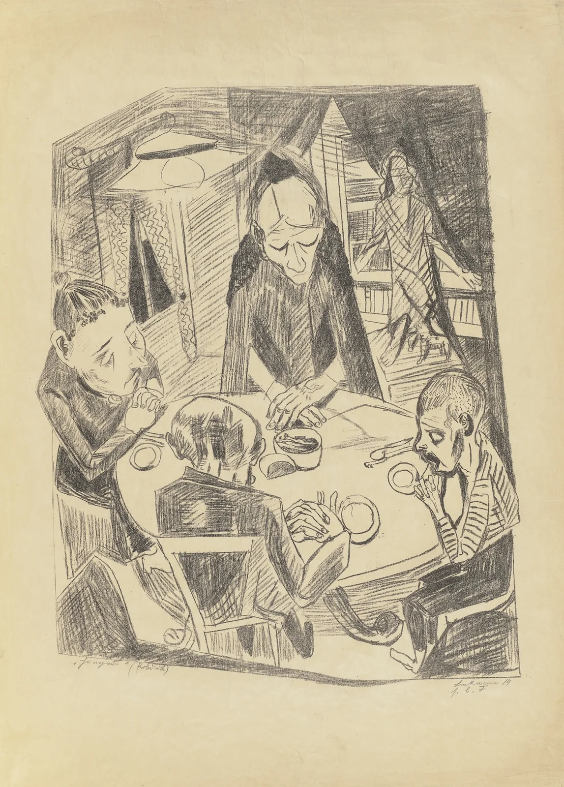 Hunger av Max Beckmann