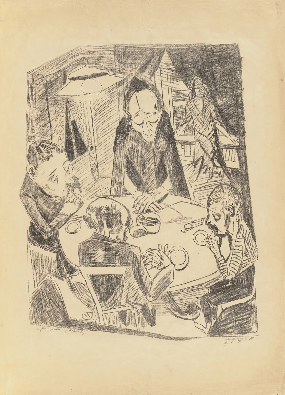 Hunger av Max Beckmann