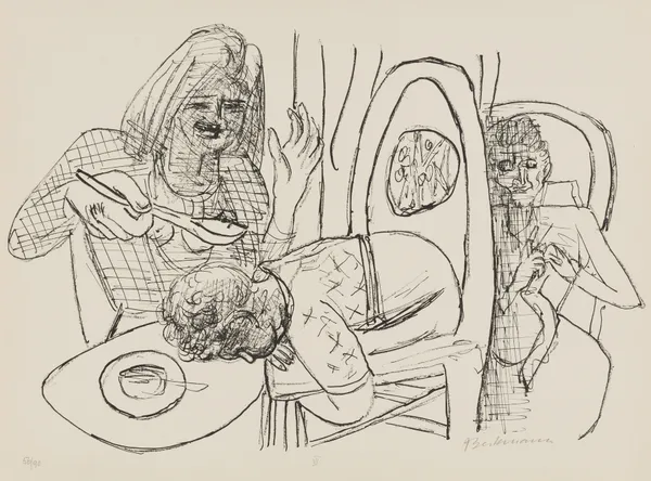 I don’t want to eat my Soup av Max Beckmann