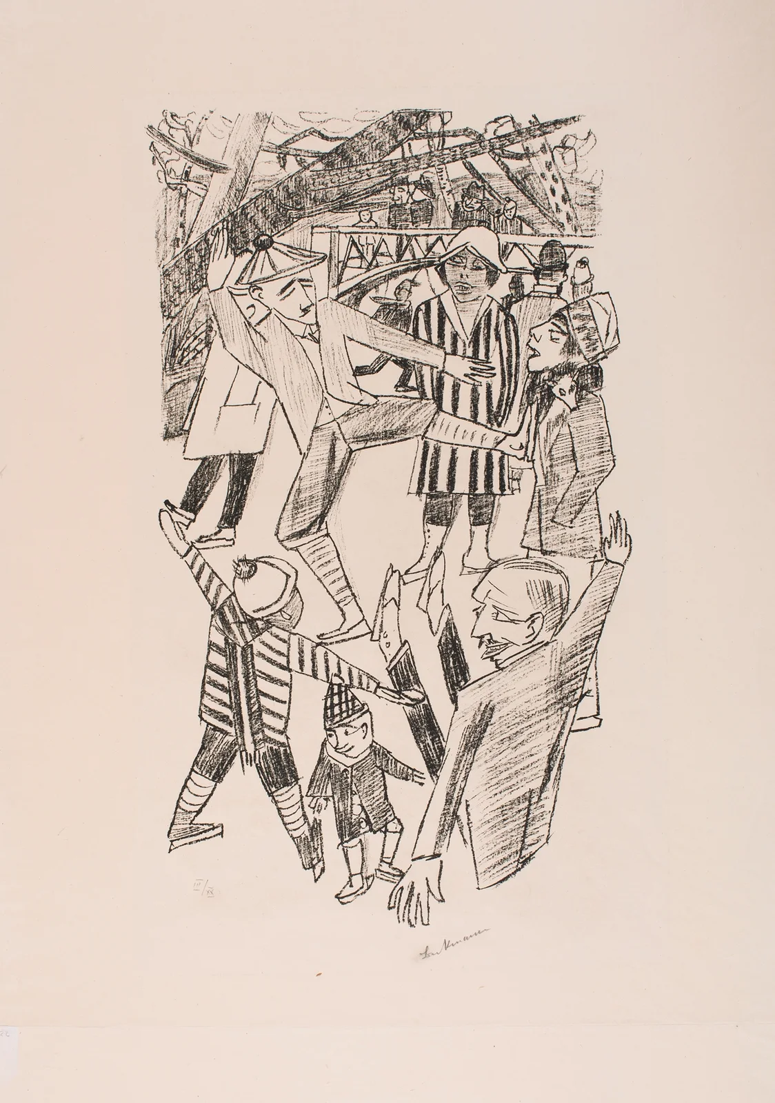 Ice Skating av Max Beckmann