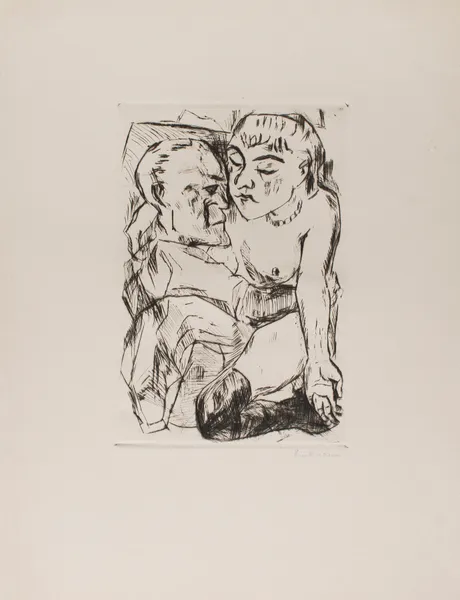 Illustration for Chapter 2, from the portfolio ‘The Duchess’ av Max Beckmann