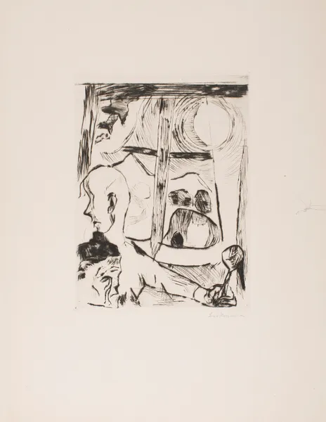 Illustration for Chapter 3, from the portfolio ‘The Duchess’ av Max Beckmann