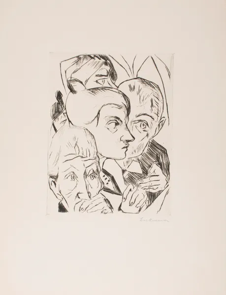 Illustration for Chapter 4, from the portfolio ‘The Duchess’ av Max Beckmann