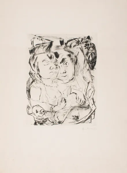 Illustration for Chapter 5, from the portfolio ‘The Duchess’ av Max Beckmann