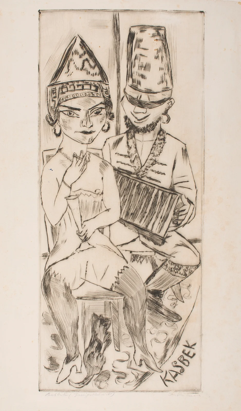 Kasbek av Max Beckmann
