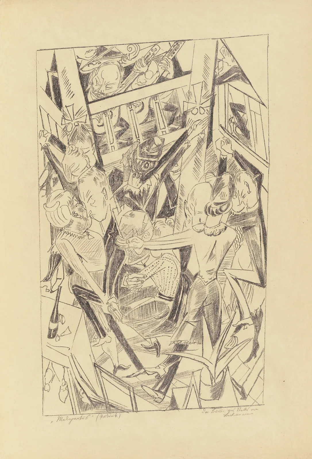 Malepartus av Max Beckmann