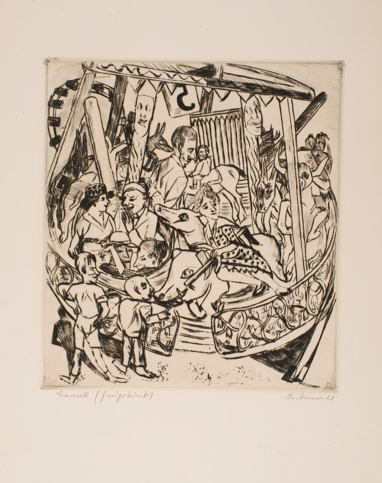 Merry-Go-Round av Max Beckmann