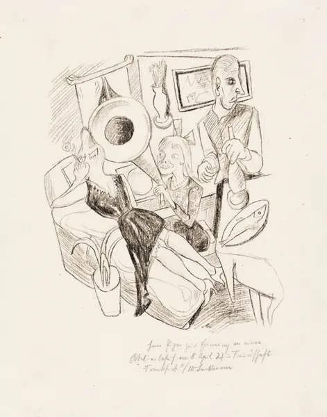 Möbliert av Max Beckmann