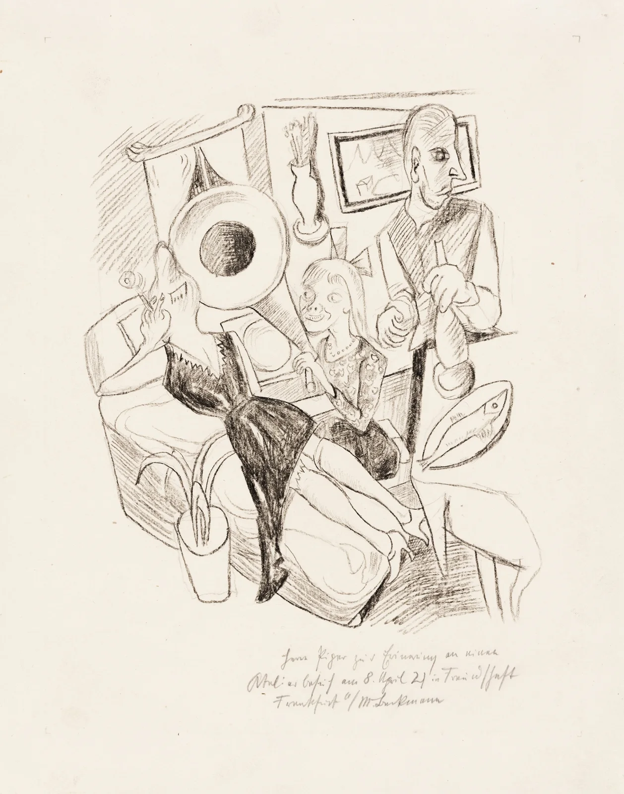 Möbliert av Max Beckmann