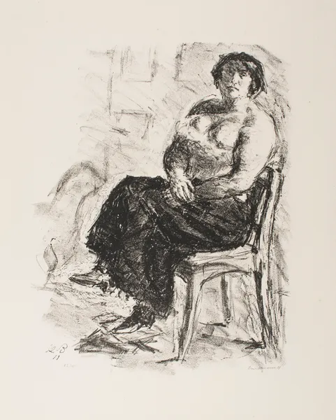 Model, 1911 av Max Beckmann