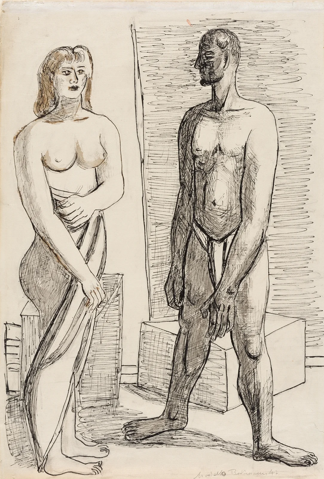Modelle av Max Beckmann
