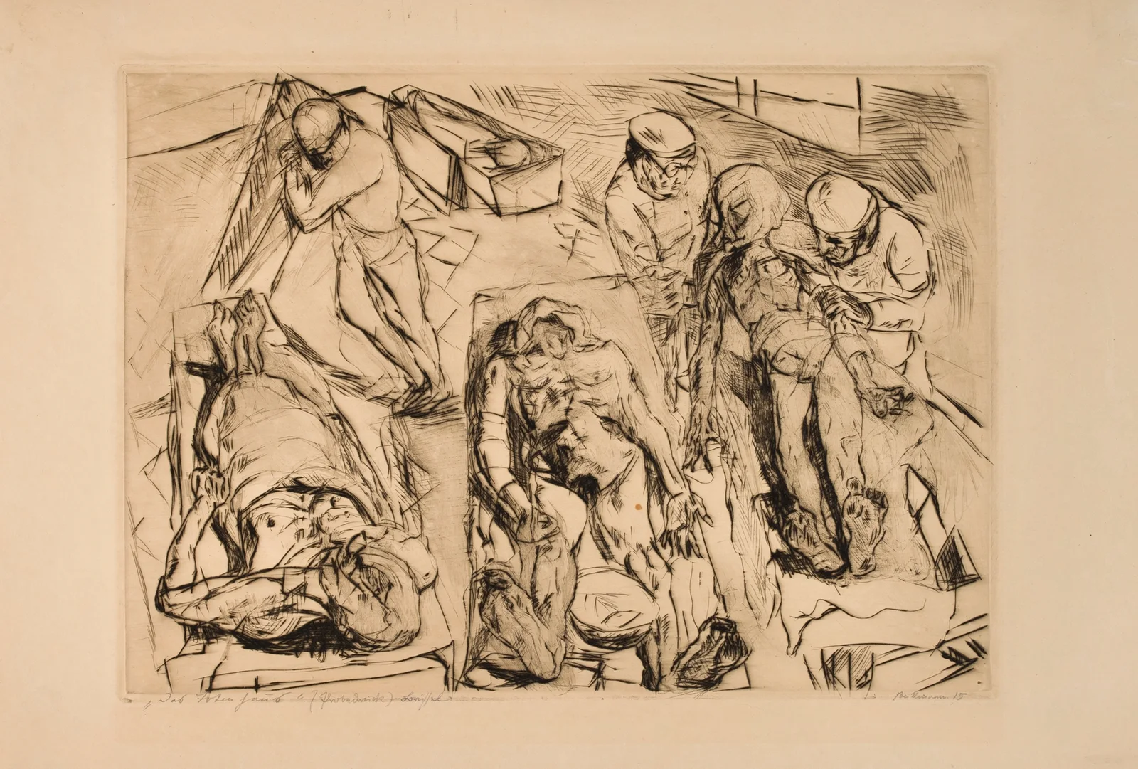 Morgue av Max Beckmann