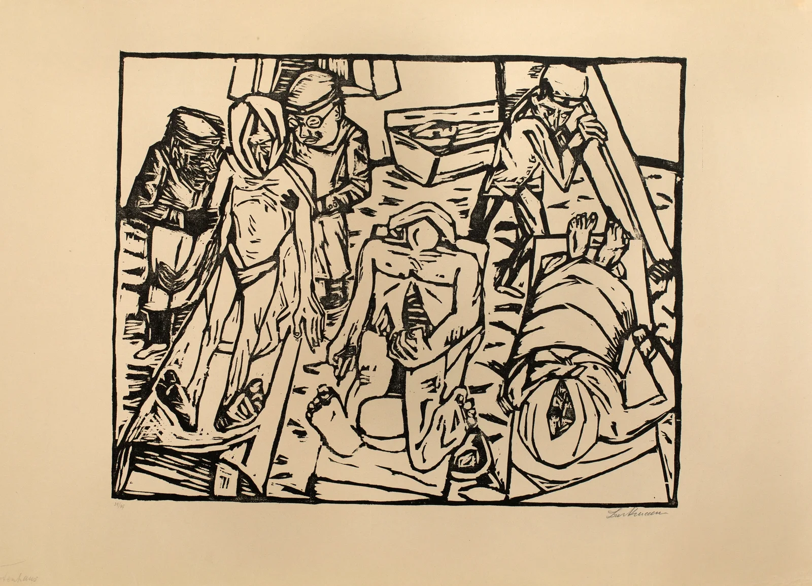 Morgue av Max Beckmann
